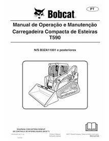 BOBCAT-T590-7294283-PT-OM Manuel d'utilisation et d'entretien pdf de la chargeuse compacte sur chenilles Bobcat T590 PT
