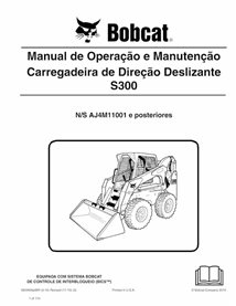 BOBCAT-S300-6904906-PT-OM Bobcat S300 skid steer loader pdf operation and maintenance manual PT