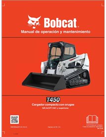 BOBCAT-T450-6990393-ES-OM Manuel d'utilisation et d'entretien pdf de la chargeuse compacte sur chenilles Bobcat T450 ES