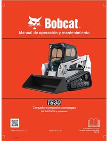BOBCAT-T630-7385817-ES-OM Manuel d'utilisation et d'entretien pdf de la chargeuse compacte sur chenilles Bobcat T630 ES