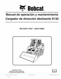 BOBCAT-S130-6986965-ES-OM Bobcat S130 skid steer loader pdf operation and maintenance manual ES