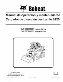 BOBCAT-S220-6904152-ES-OM Bobcat S220 skid steer loader pdf operation and maintenance manual ES