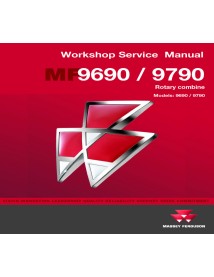 Manual de servicio del taller de la cosechadora Massey Ferguson 9690/9790 - Massey Ferguson manuales - MF-4283065M1