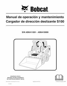 BOBCAT-S100-6987130-ES-OM Manuel d'utilisation et d'entretien pdf de la chargeuse compacte Bobcat S100 ES