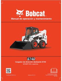 BOBCAT-S740-7252362-ES-OM Minicarregadeira Bobcat S740 pdf manual de operação e manutenção ES