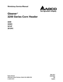 Gleaner 3206 / 3206C / 3212F / 3212FC header workshop service manual - Gleaner manuals - GLN-79037206A