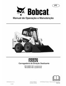 BOBCAT-S590-6990235-PT-OM Bobcat S590 minicargadora pdf manual de operación y mantenimiento PT