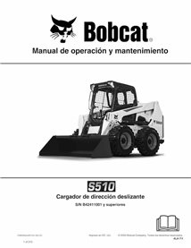 BOBCAT-S510-7296392-ES-OM Manual de operação e manutenção da minicarregadeira Bobcat S510 em PDF ES