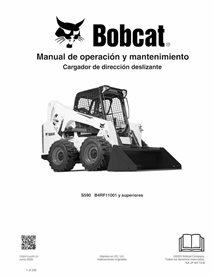 BOBCAT-S590-7398910-ES-OM Minicargadora Bobcat S590 pdf manual de operación y mantenimiento ES