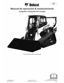BOBCAT-T76-7323983-ES-OM Bobcat T76 compact track loader pdf operation and maintenance manual ES