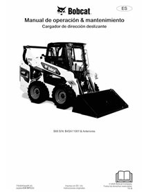 BOBCAT-S66-7353043-ES-OM Bobcat S66 skid steer loader pdf operation and maintenance manual ES