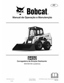 BOBCAT-S450-6990810-PT-OM Bobcat S450 skid steer loader pdf operation and maintenance manual PT