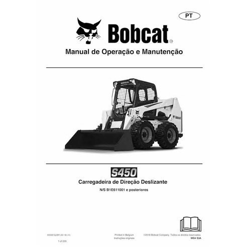 BOBCAT-S450-6990810-PT-OM Manual de operación y mantenimiento del minicargador Bobcat S450 (PDF)