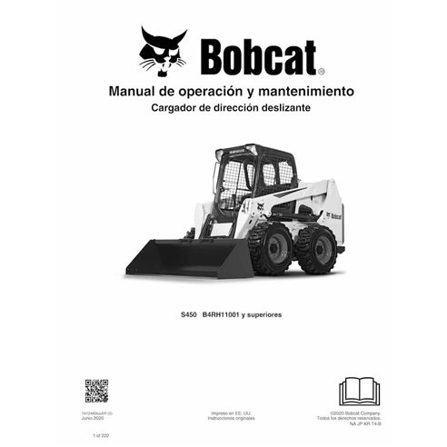 BOBCAT-S450-7412449-ES-OM Manual de operación y mantenimiento de la minicargadora Bobcat S450 (PDF)