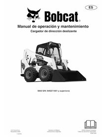 BOBCAT-S650-7427753-ES-OM Manuel d'utilisation et d'entretien pdf de la chargeuse compacte Bobcat S650 ES