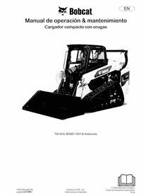 BOBCAT-T64-7353164-ES-OM Bobcat T64 cargador compacto de orugas pdf manual de operación y mantenimiento ES