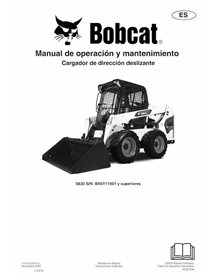 BOBCAT-S630-7427752-ES-OM Minicargadora Bobcat S630 pdf manual de operación y mantenimiento ES