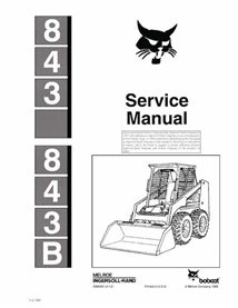 BOBCAT-843-6566091-sm Bobcat 843, 843B skid steer loader manual de servicio en pdf