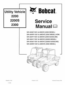 BOBCAT-2200_2300-6904893 Bobcat 2200, 2200S, 2300 utility vehicle pdf service manual