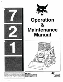 BOBCAT-721-6549951 Bobcat 721 skid loader pdf manual de operación y mantenimiento