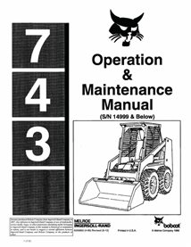 BOBCAT-743-6556862 Minicarregadeira Bobcat 743 manual de operação e manutenção em pdf