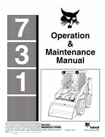 BOBCAT-731-6556326 Bobcat 731 skid loader pdf manual de operación y mantenimiento
