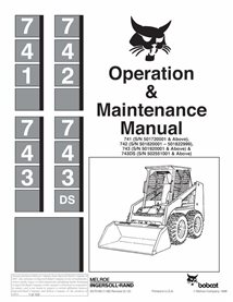 BOBCAT-741_742_743-6570166 Bobcat 741, 742, 743, 743DS skid loader pdf manuel d'utilisation et d'entretien