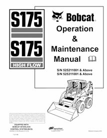 BOBCAT-S175-6902688 Bobcat S175, S175H cargador de dirección deslizante pdf manual de operación y mantenimiento