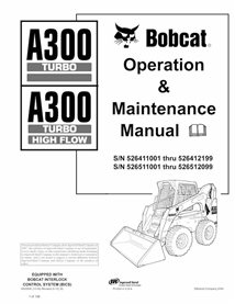 BOBCAT-A300-6902694 Minicarregadeira Bobcat A300, A300H manual de operação e manutenção em pdf