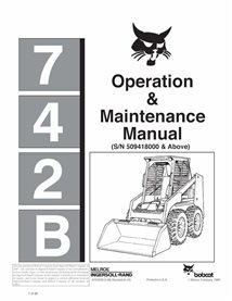BOBCAT-742-6722056 Bobcat 742 skid loader pdf operation & maintenance manual