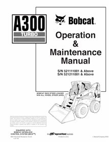 BOBCAT-A300-6901755 Bobcat A300 cargador de dirección deslizante pdf manual de operación y mantenimiento