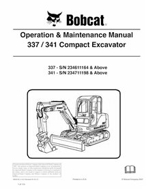 BOBCAT-6903162-OM Bobcat 337, 441 compact excavator pdf operation and maintenance manual