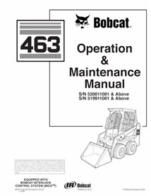 BOBCAT-6901175-OM Bobcat 463 skid loader pdf operation and maintenance manual
