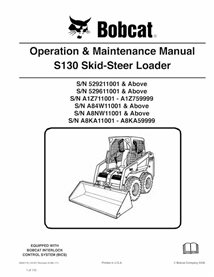 BOBCAT-S130-6904119 Bobcat S130 chargeuse compacte pdf manuel d'utilisation et d'entretien