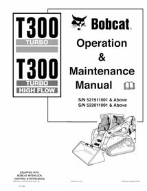 BOBCAT-T300-6901935 Bobcat T300, T300H compact track loader pdf operation & maintenance manual