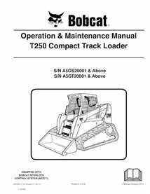 BOBCAT-T250-6987003 Bobcat T250 compact track loader pdf operation & maintenance manual
