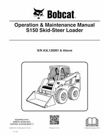 BOBCAT-S150-6986979 Minicarregadeira Bobcat S150 manual de operação e manutenção em pdf