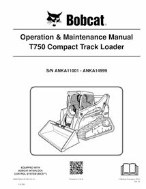 BOBCAT-T750-6989736 Bobcat T750 chargeuse compacte sur chenilles pdf manuel d'utilisation et d'entretien
