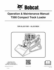 BOBCAT-T590-6990692 Bobcat T590 chargeuse compacte sur chenilles pdf manuel d'utilisation et d'entretien