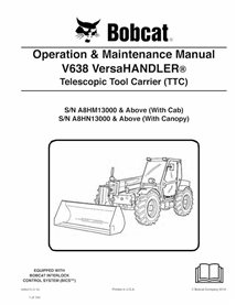 BOBCAT-V638-6989575 Bobcat V638 telescopic tool carrier pdf operation & maintenance manual