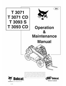 BOBCAT-T3071_T3093-4850900 Bobcat T3071, T3071CD, T3093 S, T3093CD manipulador telescópico pdf manual de operación y mantenim...