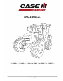Manual de reparación del tractor Case Ih CS100 Pro / CS105 Pro / CS80 Pro / CS85 Pro / CS90 Pro / CS95 Pro - Caso IH manuales...
