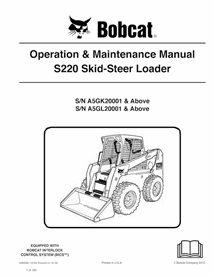 BOBCAT-S220-6986989 Bobcat S220 skid steer loader pdf operation & maintenance manual