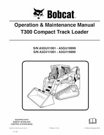BOBCAT-T300-6986975 Bobcat T300 compact track loader pdf operation & maintenance manual