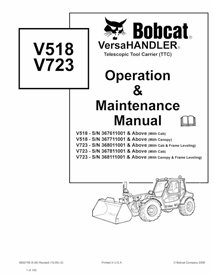 BOBCAT-V518_V723-6902758 Bobcat V518, V723 telescopic tool carrier pdf operation & maintenance manual