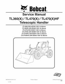 BOBCAT-TL360_TL470_TL470HF-6990790 Bobcat TL360, TL360X, TL470, TL470X, TL470HF, TL470XHF manipulador telescópico pdf manual ...