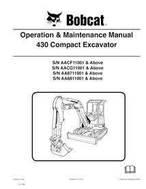 BOBCAT-6986954-OM Bobcat 430 compact excavator pdf operation and maintenance manual