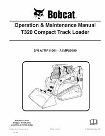 BOBCAT-T320-6986557 Bobcat T320 compact track loader pdf operation & maintenance manual