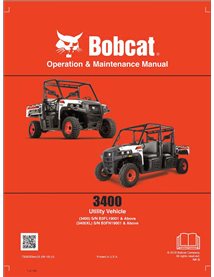 BOBCAT-3400-7358203 Bobcat 3400, 3400XL veículo utilitário pdf manual de operação e manutenção