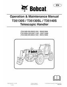BOBCAT-T35130S_T35140S-7268142 Bobcat T35130S, T35130SL, T35140S manipulador telescópico pdf manual de operación y mantenimiento
